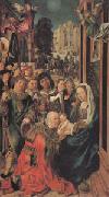 Ulrich apt the Elder The Adoration of the Magi (mk05) oil painting on canvas